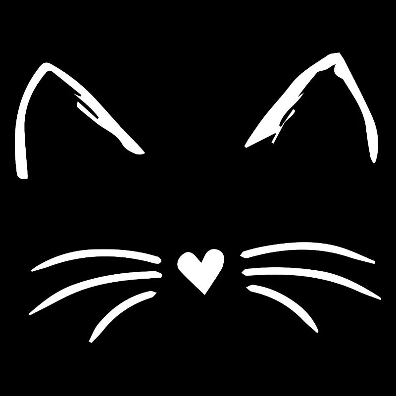 Katze Miau in Minimal