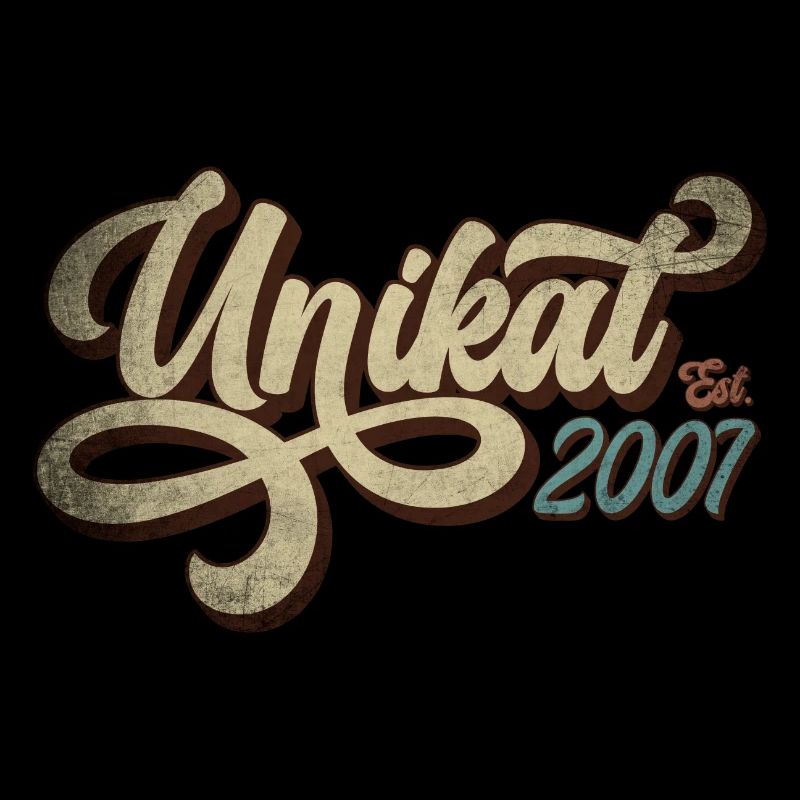 Unikat Est. 2007 - Geburtstag Geschenk