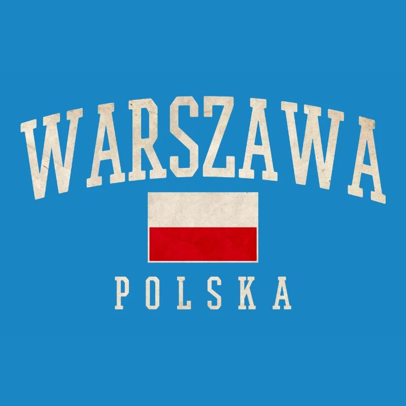 Varsovie Pologne Drapeau Style