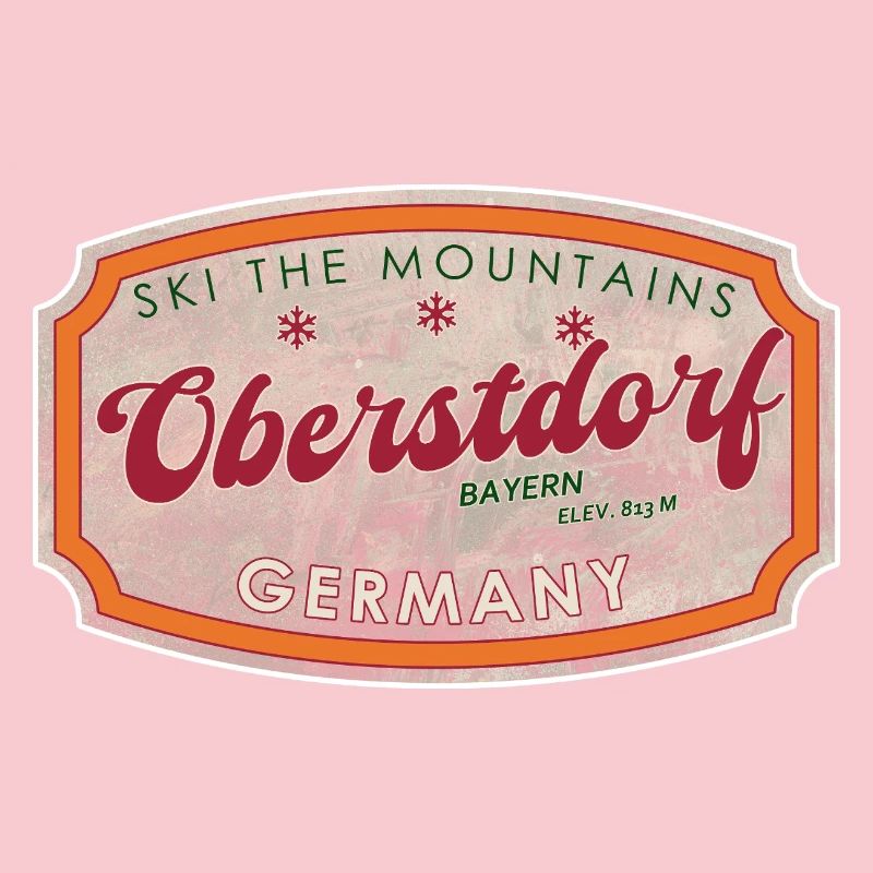 Oberstdorf Bavière Rétro Ski
