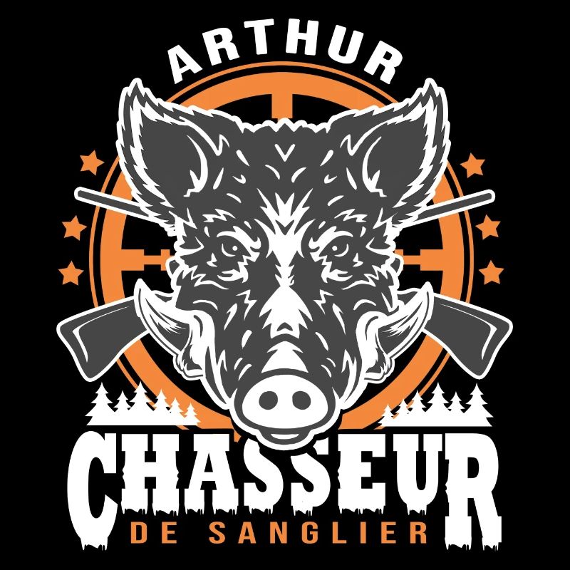Arthur chasseur de sanglier Humour Chasse