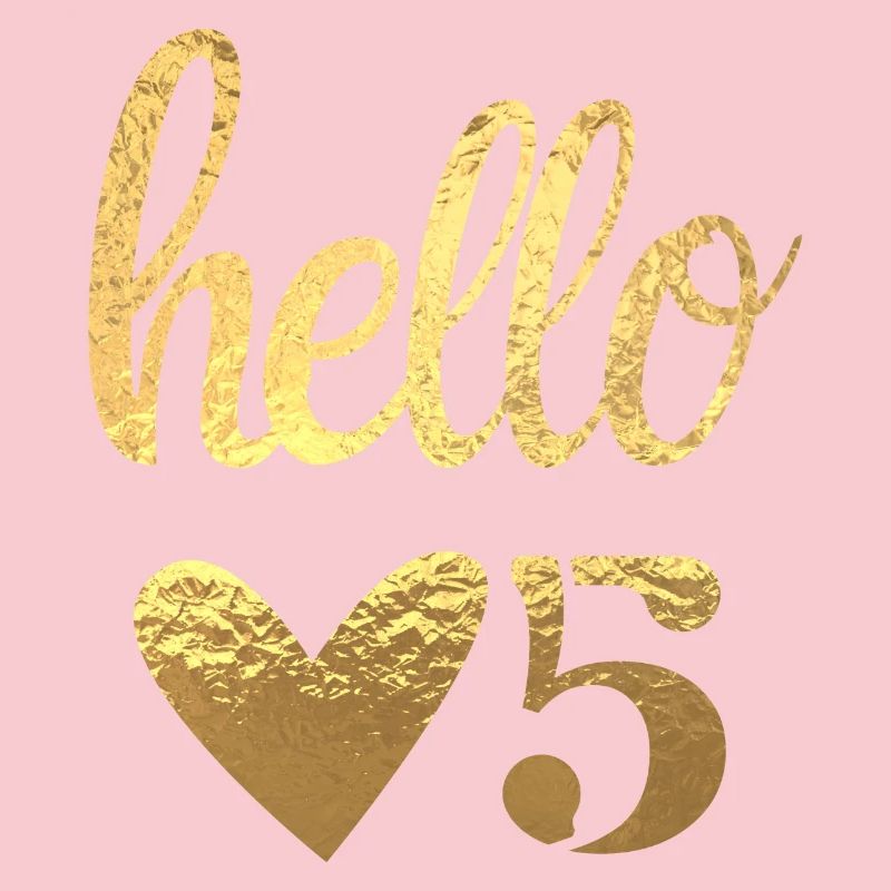 Hello 5 doré