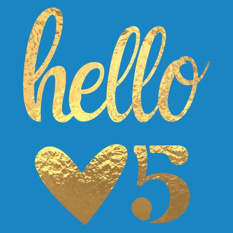 Hello 5 doré