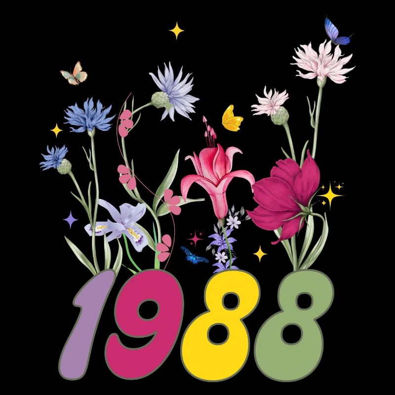 Année de naissance 1988 fleurs sauvages