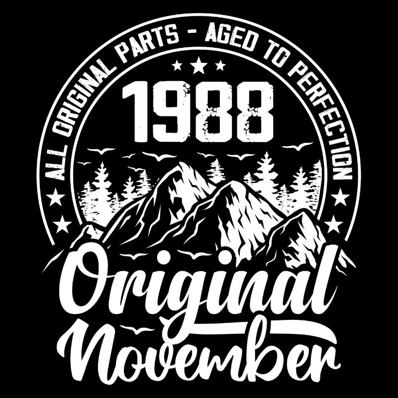 November 1988 Original 36 Years Anniversary Gift