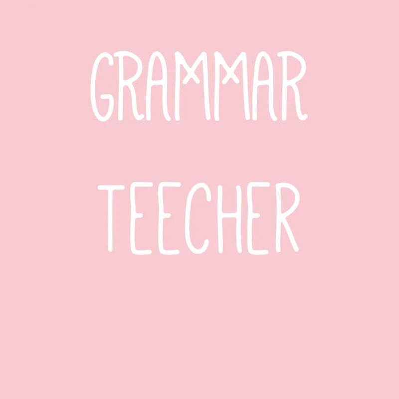 Professeur de grammaire autodérisoire
