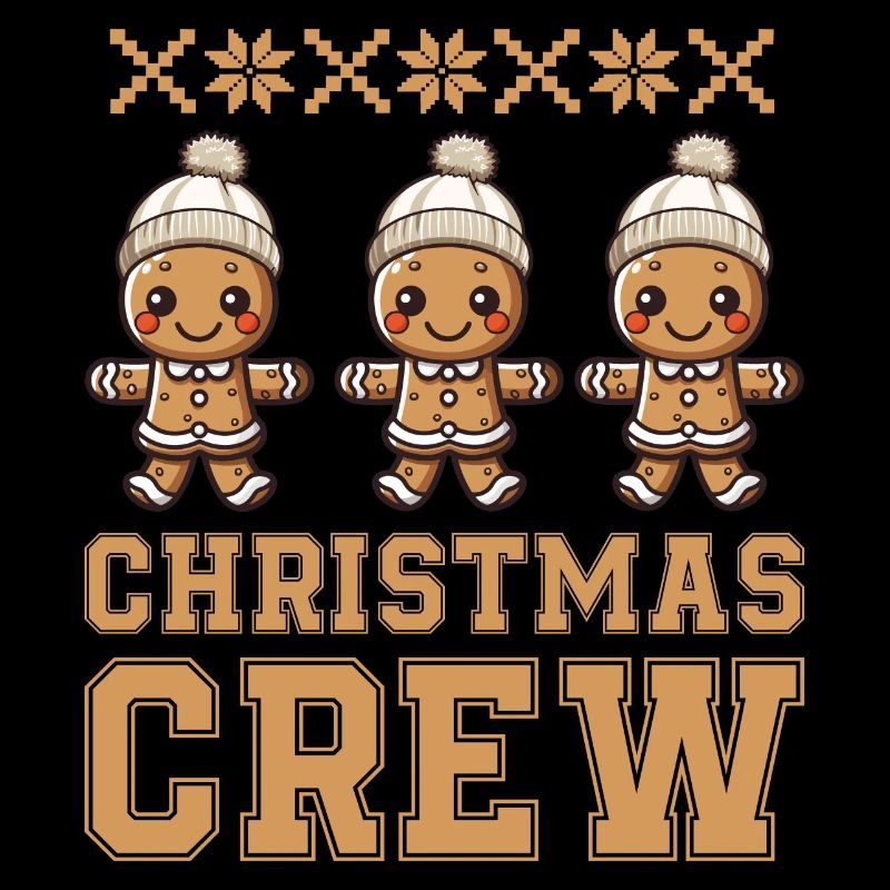 Gingerbread Man Christmas Crew