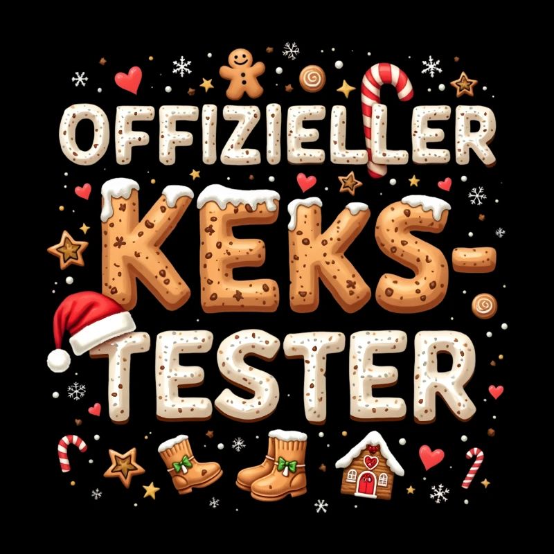 Offizieller Kekstester Weihnachtliches Design