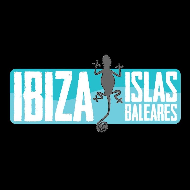 Conception vectorielle de l’île d’Ibiza