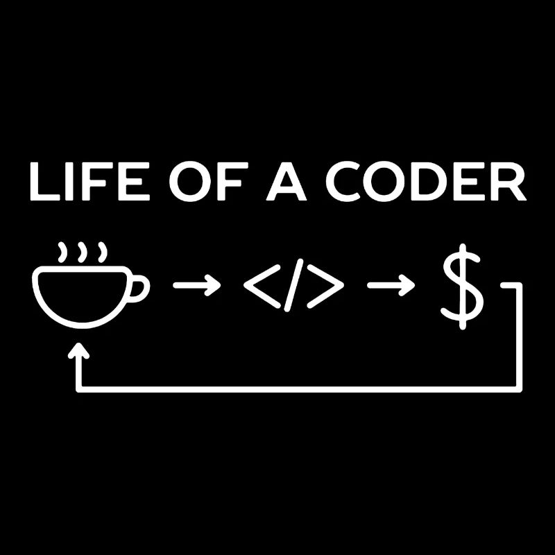 Vie de programmeur d'une chemise de codeur