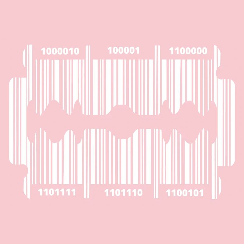 Rasierklinge mit Code