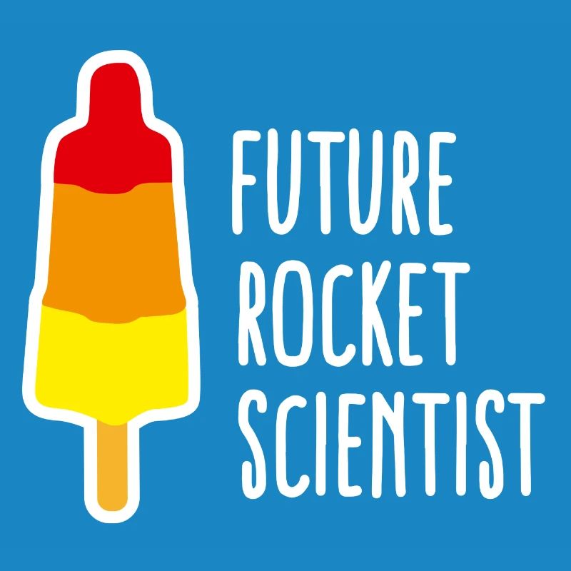 Future rocket scientist popsicle rocket graduation