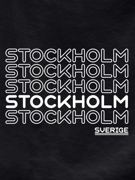 Stockholm Neon Lettering Pattern
