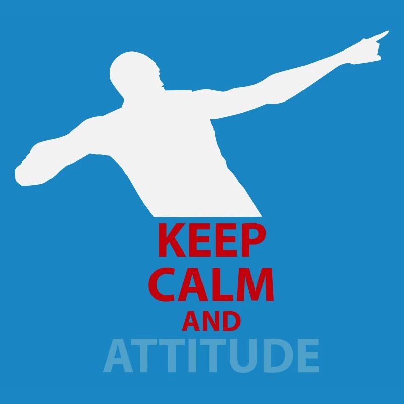 Calm and Attitude Silhouette