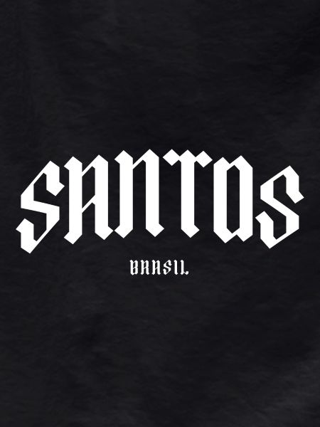 Santos Brasil Gothic Lettering