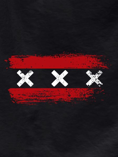 Triple Red X Stripes