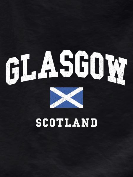 Glasgow Scotland Flag Graphic