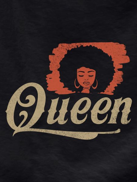 Queen Afro Silhouette