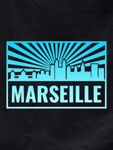 Marseille Skyline Sunbeams