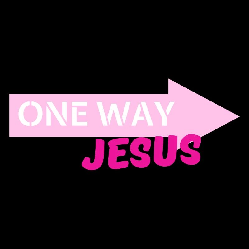 One Way Jesus Arrow