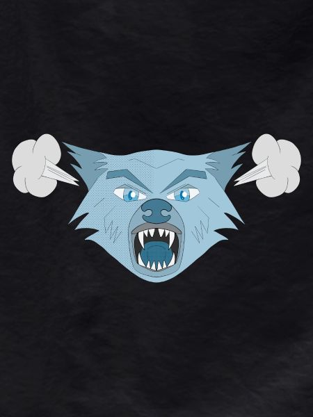 Wütender Wolf