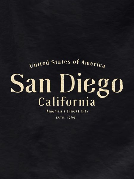 San Diego Lettering