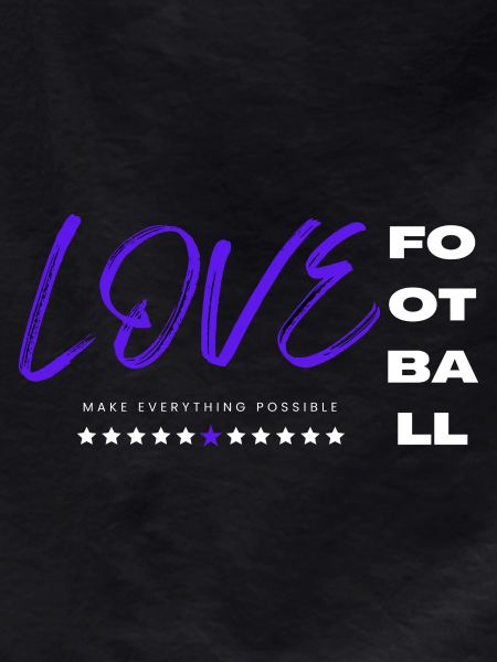 Love football blue