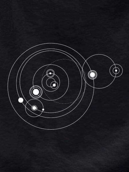 Solar system only (white)
