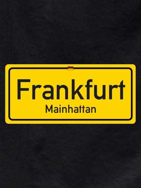 Frankfurt place name sign