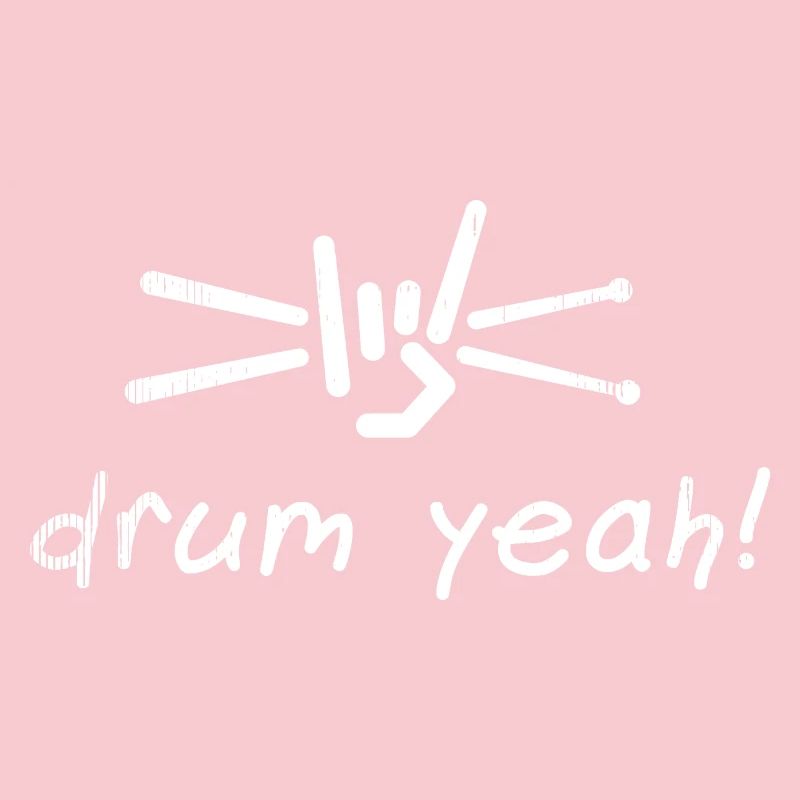 Drum Yeah! Energetic Drum Pattern Illustration