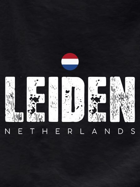 Leiden City Distressed Print