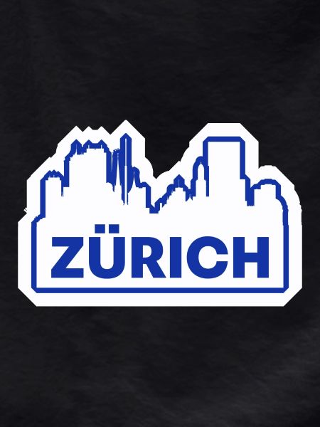 Zurich Skyline Logo Print