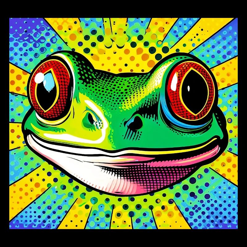 Frosch Pop Art