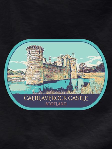 Illustration Caerlaverock Castle, Scotland