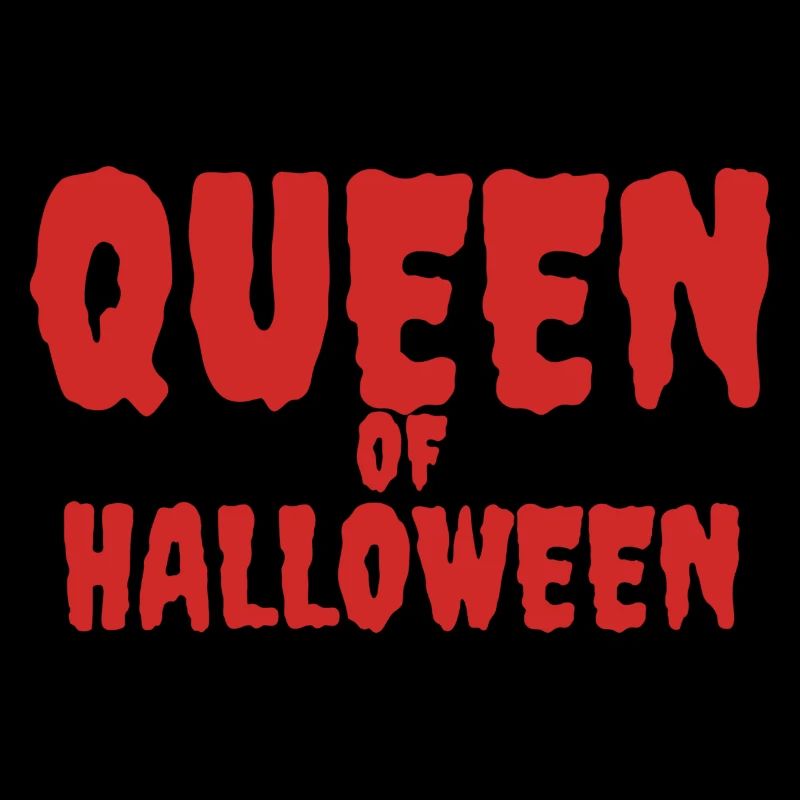 Halloween Queen Graphic Tee Design