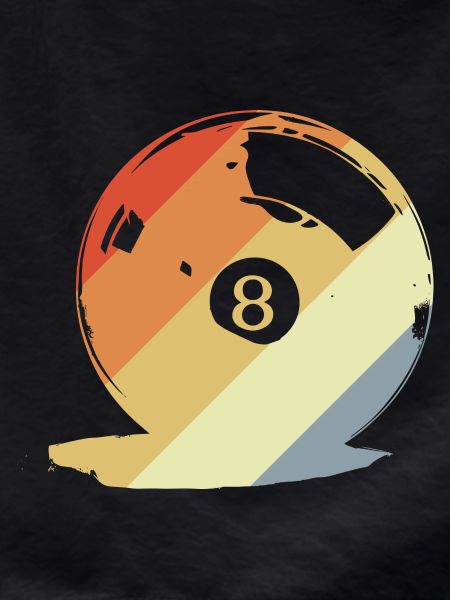 Retro Billiard Ball Graphic