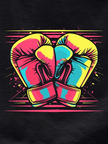 Boxing Gloves Comic Look