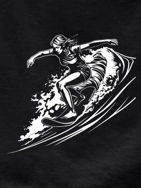 Female surfer