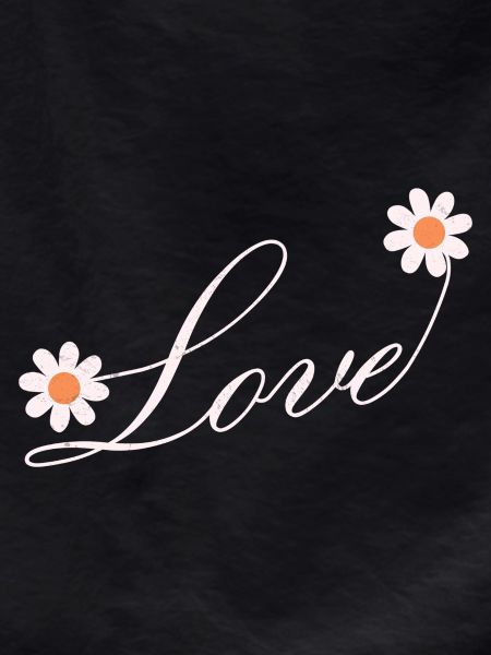 Floral Love Script Design