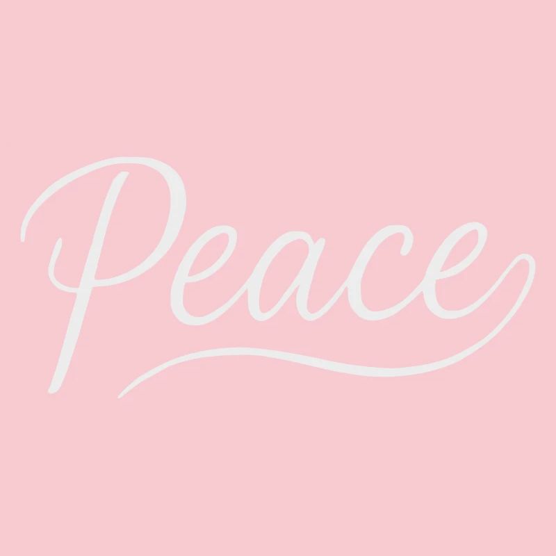 Peace Lettering Cursive Font