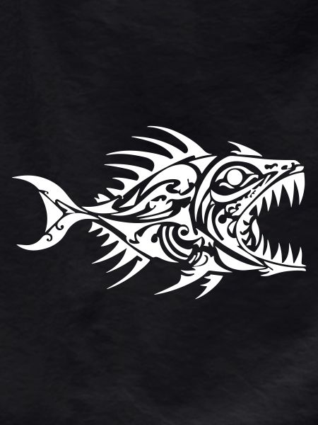 Fish Piranha Tribal