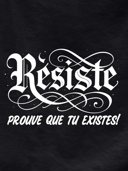 Retro Punk Resist Message