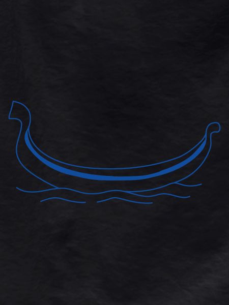 Typical Venetian gondola