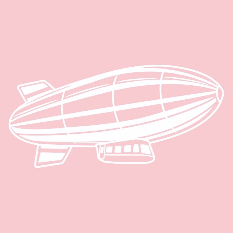 Silhouette de dirigeable Zeppelin