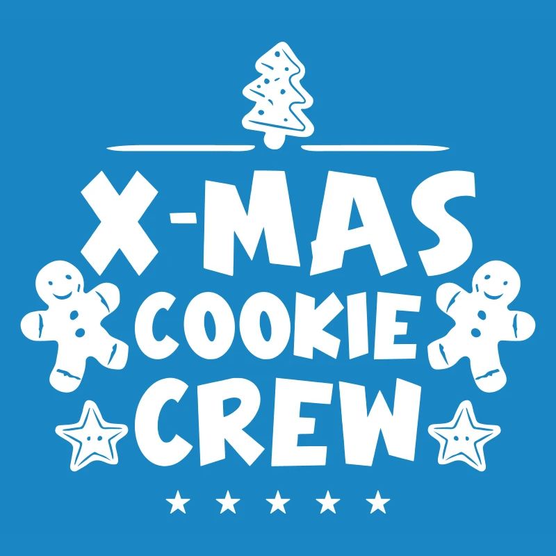 Équipe de cuisson des biscuits de Noël