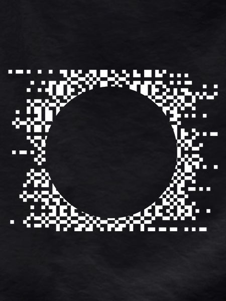 Pixel Circle Abstract Nebula