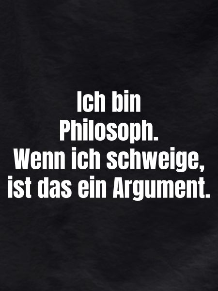 Philosophical silence as an argument