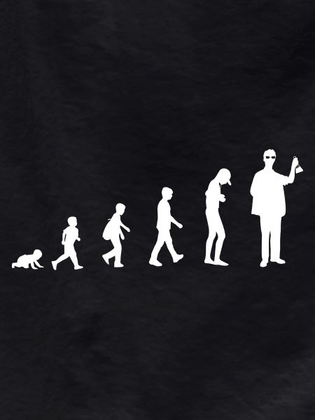 Evolution from baby to chemist