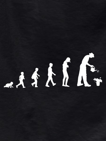 Evolution from baby to gardener