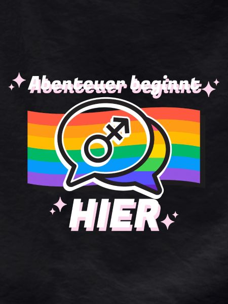 Adventure Starts Here Pride Symbol